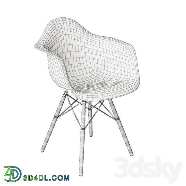 Eames plastic armchair