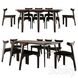 Table Chair Verona dining table and Samurai chair 