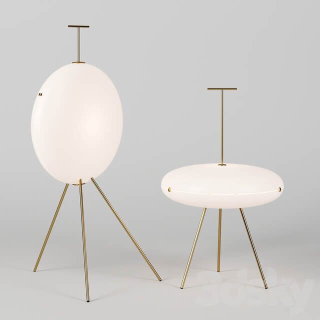 Gio Ponti Luna lamps by TATO