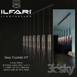 Ilfari Sexy Crystals H7 Pendant light 3D Models 