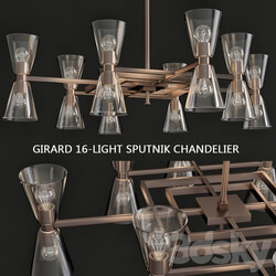 Girard 16 Light Sputnik Chandelier 