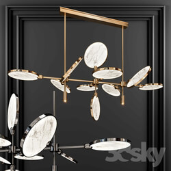 Modern Chandelier01 Pendant light 3D Models 