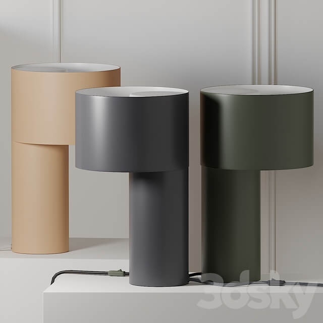 Tangent Table Lamp by WOUD 3 Colors