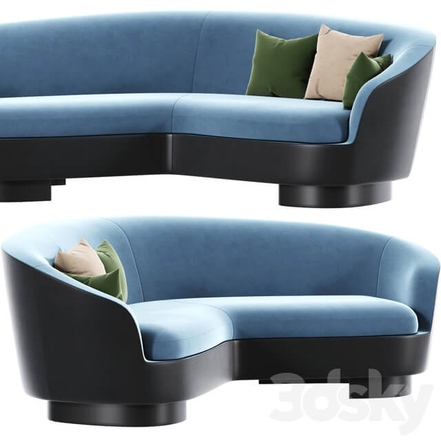 Minotti Jacques Curve Sofa