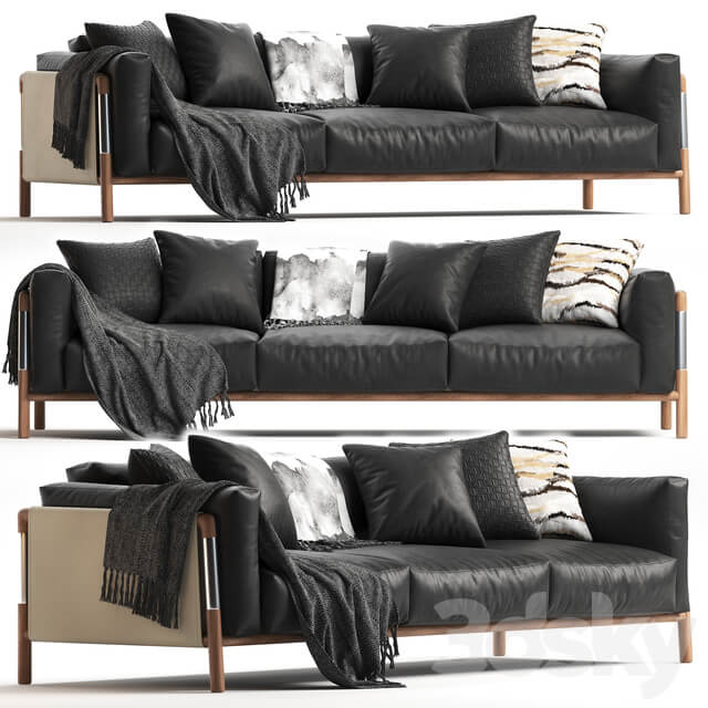 دانلود آبجکت GIORGETTI URBAN 3 seater sofa | مرجع دانلود آبجکت، تکسچر و ...