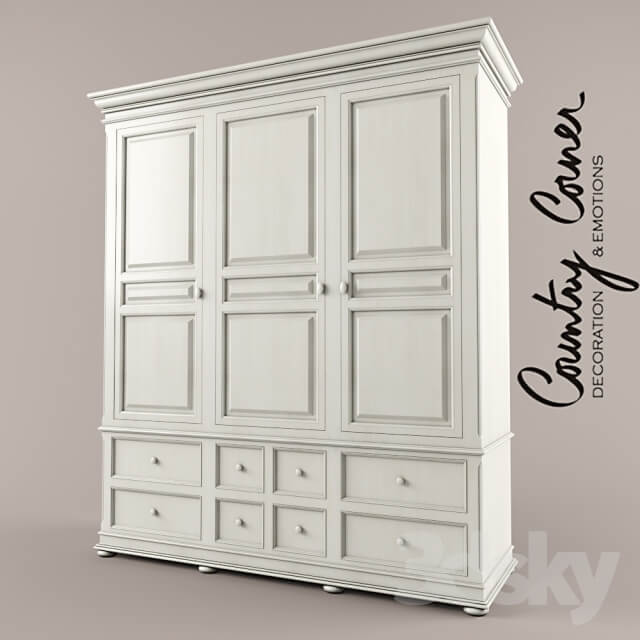 Wardrobe Display cabinets Country Corner Escale