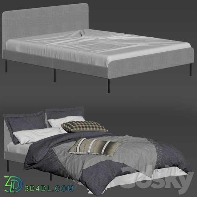 Bed IKEA SLATTUM Bed x Adairs Australia