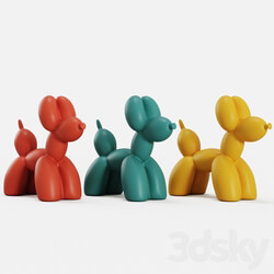 Статуэтка Balloon Dog 3D Models 