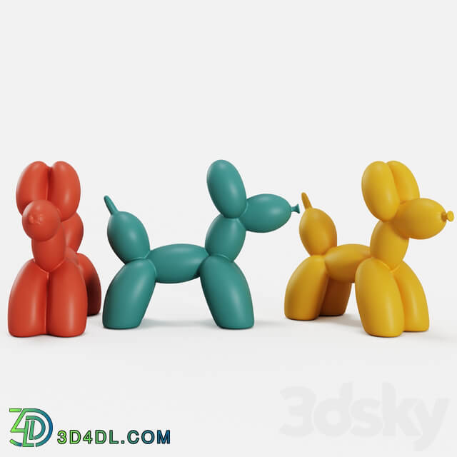 Статуэтка Balloon Dog 3D Models