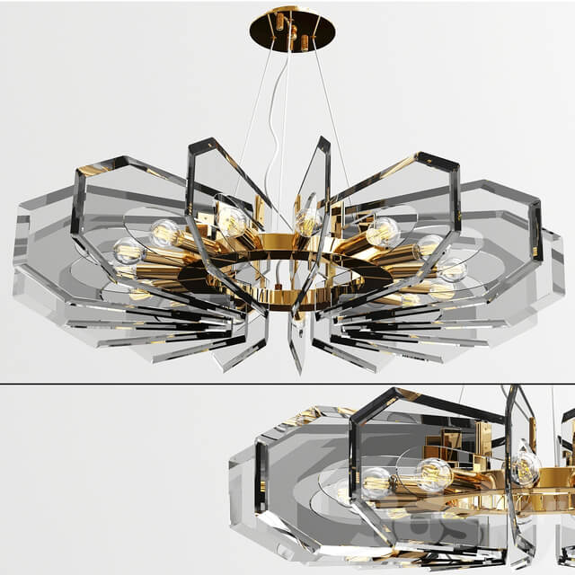 Baccar Pendant light 3D Models