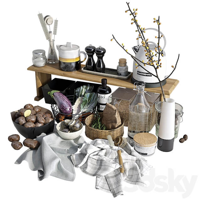 Decorative set for the kitchen