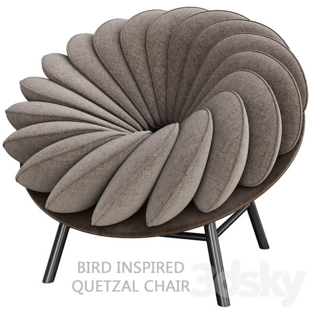 Bird Inspired Quetzal Chair by Marc Venot