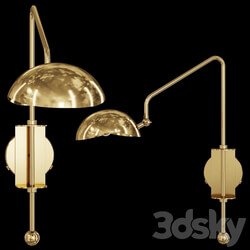 Restoration Hardware CONVESSI SCONCE 23 Brass 