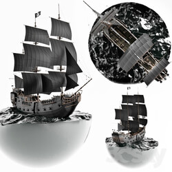 Other decorative objects Diorama Black Pearl Black Pearl  
