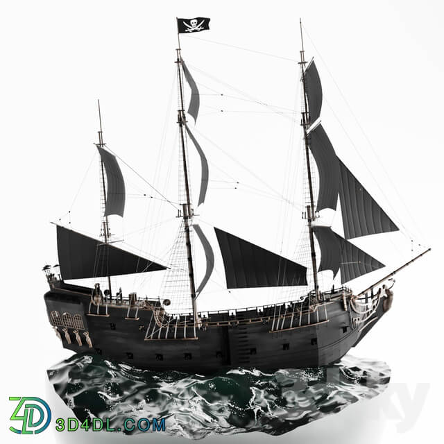 Other decorative objects Diorama Black Pearl Black Pearl 