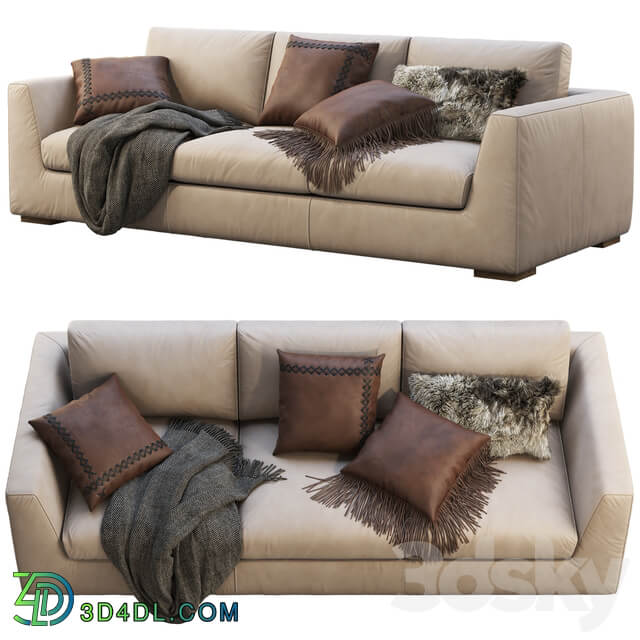 RH Modena Taper Arm Sofa