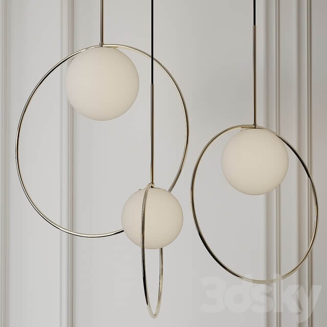 Bola Halo LED Pendant By Pablo Designs