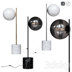 West Elm Sphere and Stem Table Lamp 