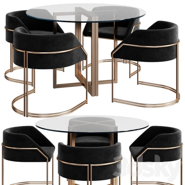 Table Chair CB2 Giopagani Dinning Set