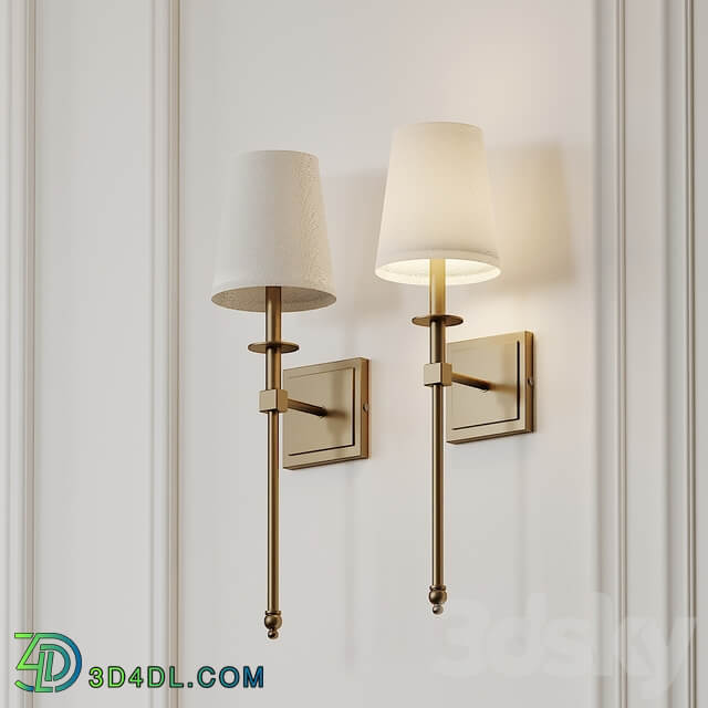 Tyrone 1 Light Wallchiere Wall Sconce