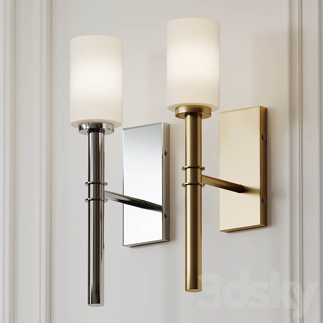 Darrell 1 Light Wallchiere Wall Sconce by Langley Street