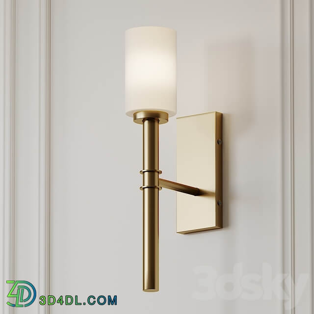 Darrell 1 Light Wallchiere Wall Sconce by Langley Street