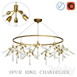 Spur Ring Chandelier Pendant light 3D Models 