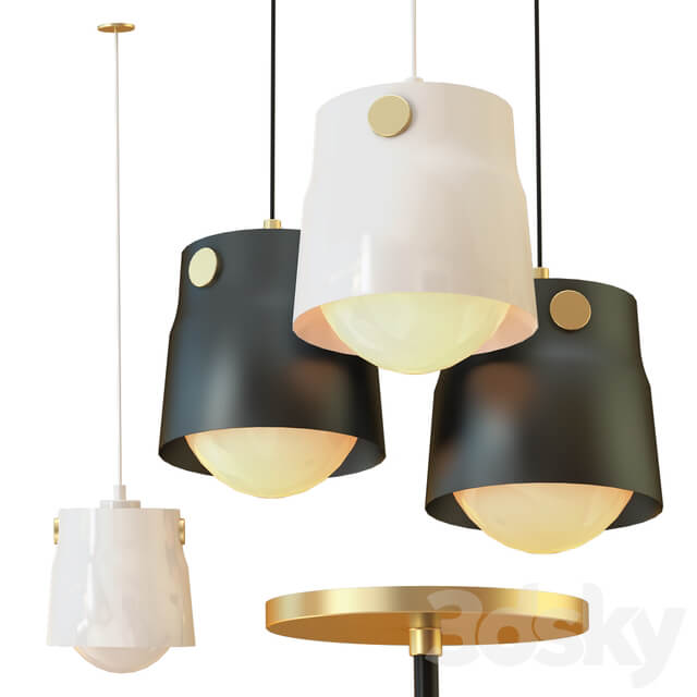 Chandelier raw THERETRO Pendant light 3D Models