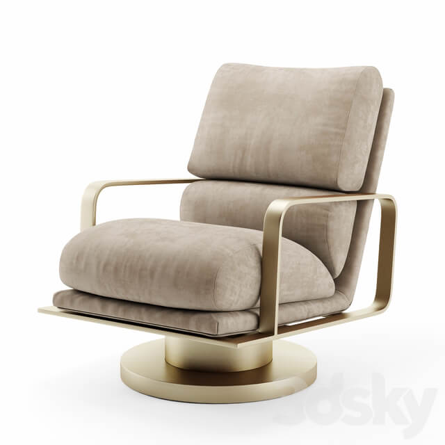 Leather Rocking Swivel Chair Restoration Hardware