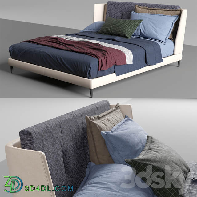 Bed poltrona frau bretagne bed