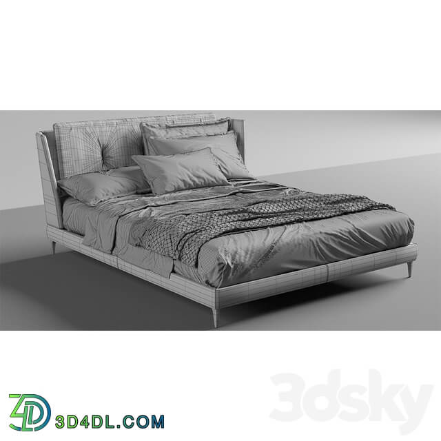 Bed poltrona frau bretagne bed