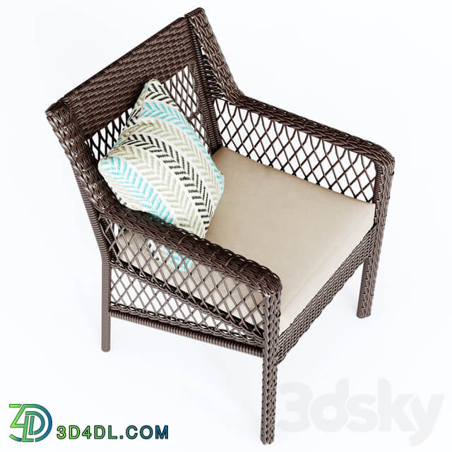 Benedetto Patio Dining Chair with Cushion