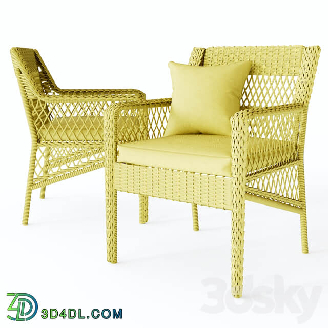 Benedetto Patio Dining Chair with Cushion