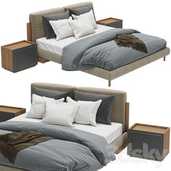 Bed CLIFF bed Meridiani 