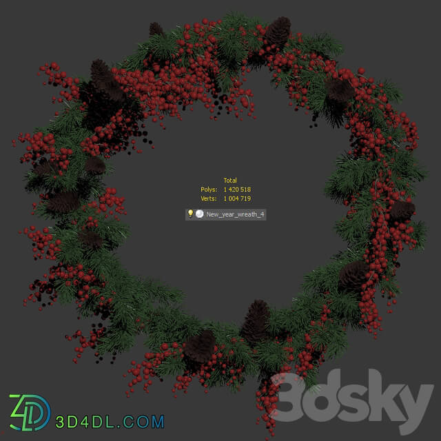 Christmas Wreath v3