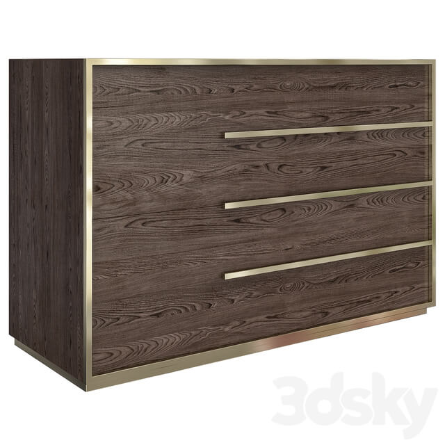 Sideboard Chest of drawer Calvin Right Closed Nightstand