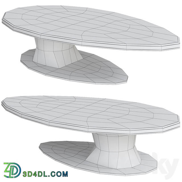 Ipe Cavalli Visionnaire 2019 SOWILO Elliptical low table