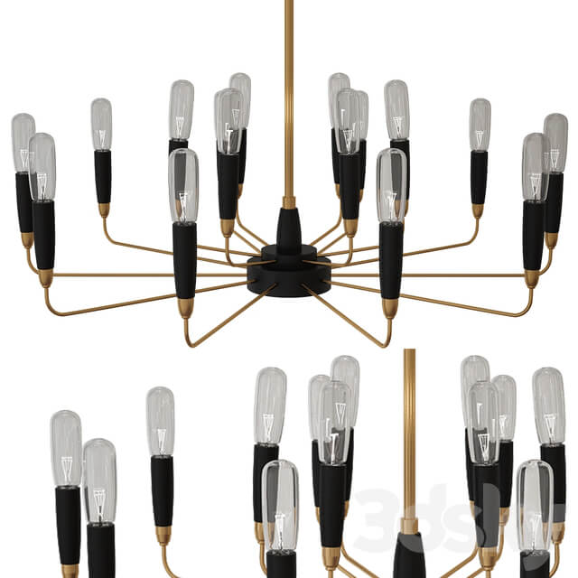 Arteriors Home Hardy Chandelier Pendant light 3D Models