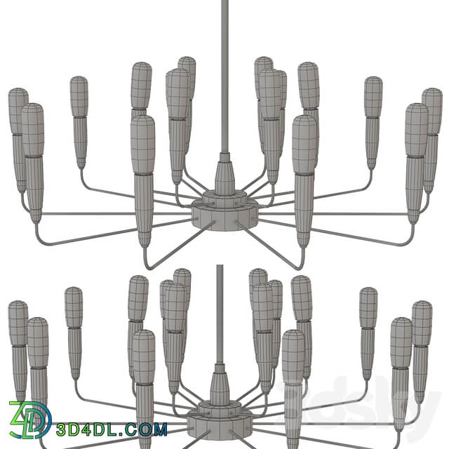 Arteriors Home Hardy Chandelier Pendant light 3D Models