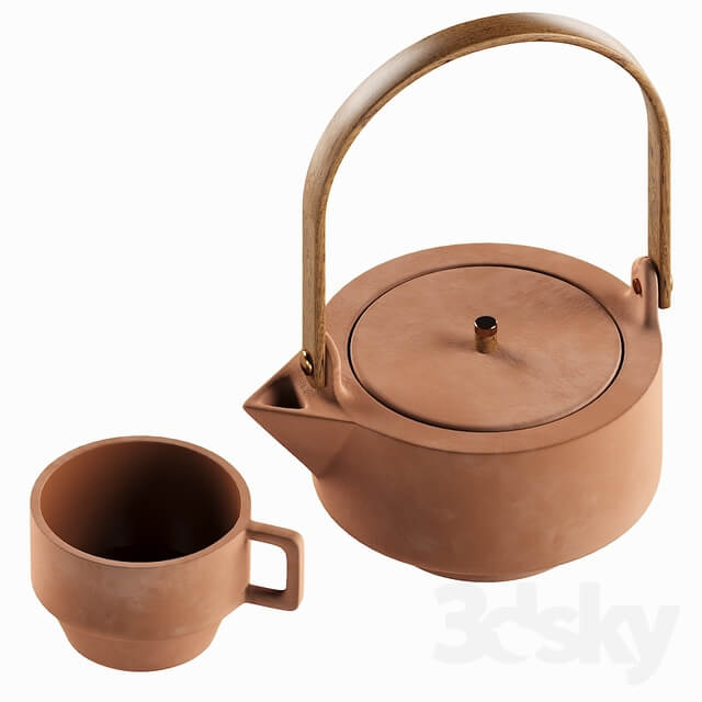 Skagerak Edge Teapot Set