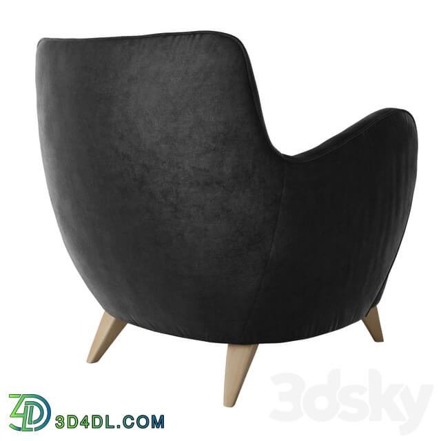 Vladimir Kagan Barrel Chair 100A