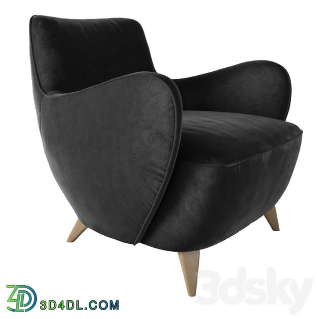 Vladimir Kagan Barrel Chair 100A