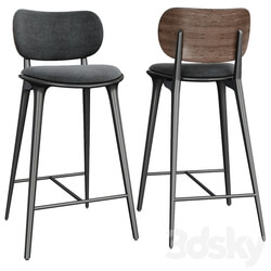 High Stool Backrest by Mater Design 