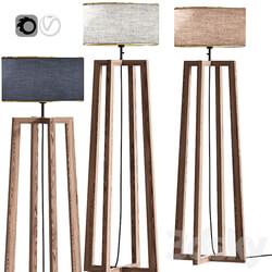 wooden Floor Lamp 03 