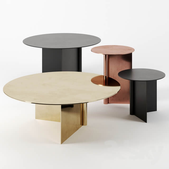 OS tables by Atelier de Troupe