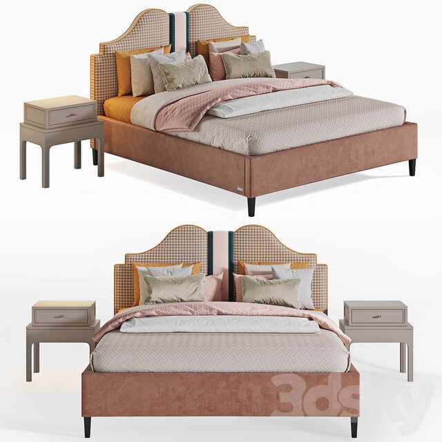 Bed ROOMA design furniture Bed Wings by A. Belotserkovets 