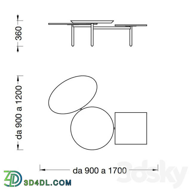 3Table by Porro