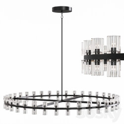 Restoration Hardware ARCACHON ROUND CHANDELIER 60 Black Pendant light 3D Models 