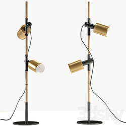 Carson floor lamp brushed brass 