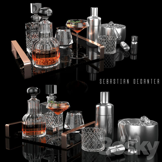 sebastian decanter whiskey set